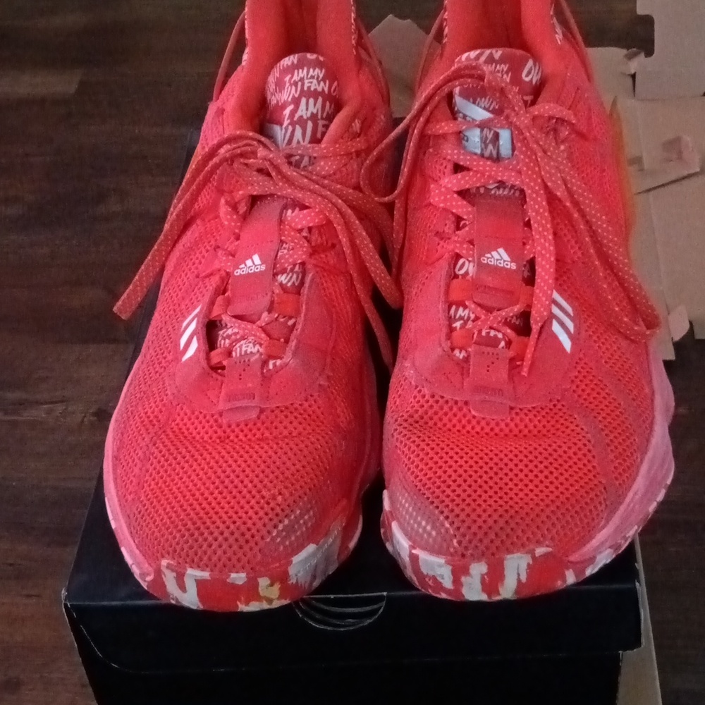 Dame 7 Solar Red Basketball Shoes Size 13